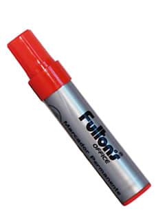 MARCADOR PERM. JUMBO PTA.BISEL. ROJO FULTONS