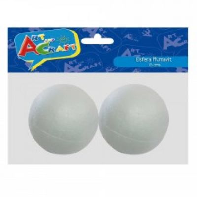 PELOTA DE PLUMAVIT 10 CM. 2 UN. ART & CRAF