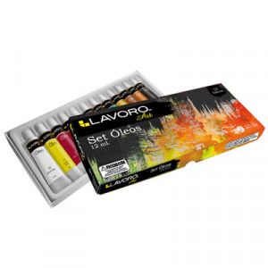 PINTURA OLEO CAJA 12 COLORES POMO 12 ML. FULTONS