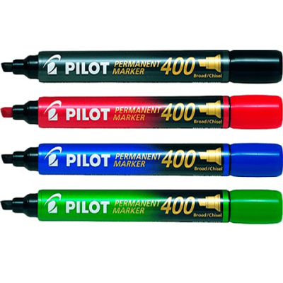 Marcador Permanente SCA400 Biselado Rojo PILOT