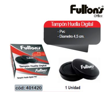 TAMPON HUELLA DIGITAL PVC FULTONS