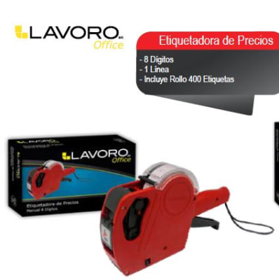 ETIQUETADORA MAN 8 DIGITOS 1 LNC/400SATOS LAVORO