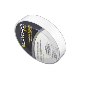 CINTA DOBLE CONTACTO 18 MM X 13.7 MT BLANCO LAVORO