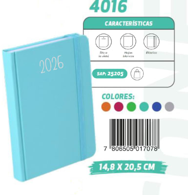 AGENDA TORRE 4016 CONFETTI V2026