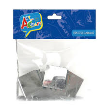 ESPEJITOS CUADRADOS 10 PCS 2.5 X 2.5 CMS ART & CRAF