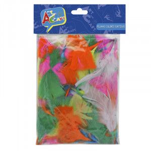 PLUMAS COL/SURTIDO 14 GRS APROX ART & CRAF
