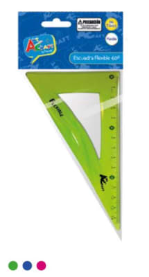 ESCUADRA FLEXIBLE 60° ART & CRAFT