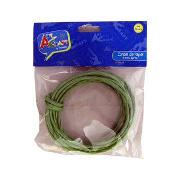 CORDEL DE PAPEL 0.5CMS COL SURTIDOS 5 MTS ART & CRAF (COLOR AZAR)