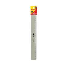 REGLA ACRILICA 20 CM. BISELADA HUMO EN BOLSA CON HEADER FULTONS
