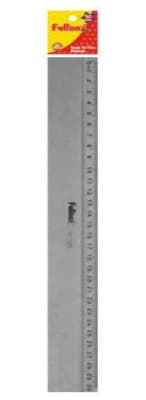 REGLA ACRILICA 30 CM. EN CM. BISELADA HUMO EN BOLSA CON HEADER FULTONS