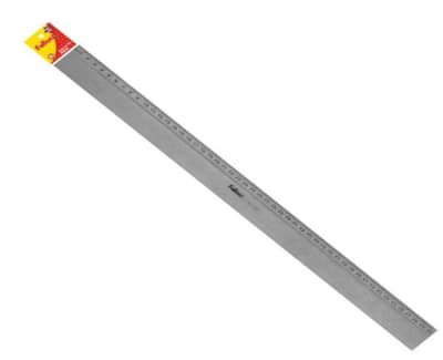 REGLA ACRILICA 50 CM. EN CM. BISELADA HUMO EN BOLSA CON HEADER FULTONS