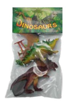 SET DINOSAURIO BOLSA CHICO 13X12 CMS NOBEL TOYS