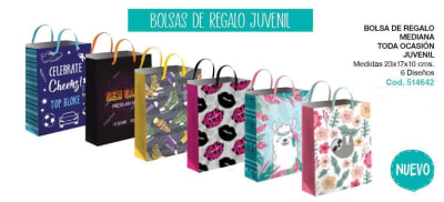 BOLSA REG.T/O JUVENIL MEDIANA (D) 23X17X10CM.