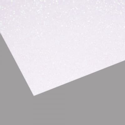 GOMA EVA GLITTER 40X60 CM BLANCO