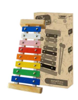 METALOFONO 8 NOTAS COLORES ART & CRAF