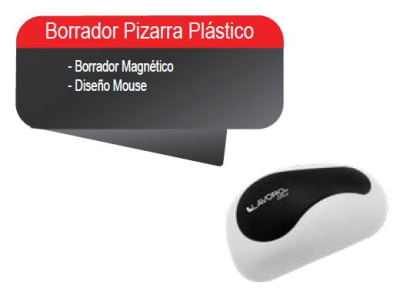 BORRADOR DE PIZARRA PLASTICO LAVORO