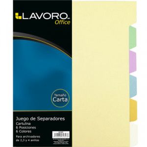 SEPARADOR CTA. CART. 6 DIV. 6 COL LAVORO