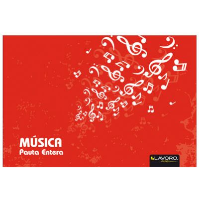 CUAD. MUSICA PAUTA ENTERA 10 HJS. LAVORO