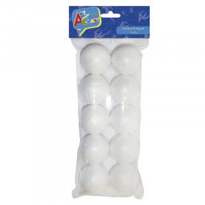 PELOTA DE PLUMAVIT 4 CM 10 UNBOLSA C/ ART & CRAF