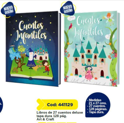 LIBRO DE CUENTO DE COLECCION DELUXE 128 PAG ART & CRAF