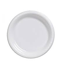 PLATO BLANCO 17CM 20PCS
