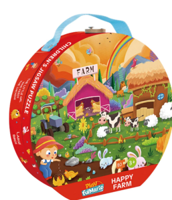 PUZZLE 80 PCS DELUXE GRANDES EXTRA DURAS EN MALETIN CON ASA