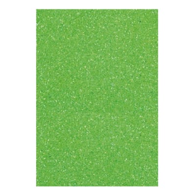 GOMA EVA GLITTER 40X60 CM VERDE CLARO  ART & CRAF