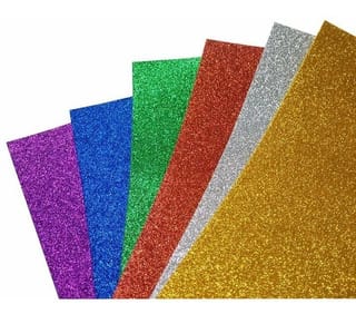 GOMA EVA GLITTER 40X60 CM VERDE CLARO  ART & CRAF