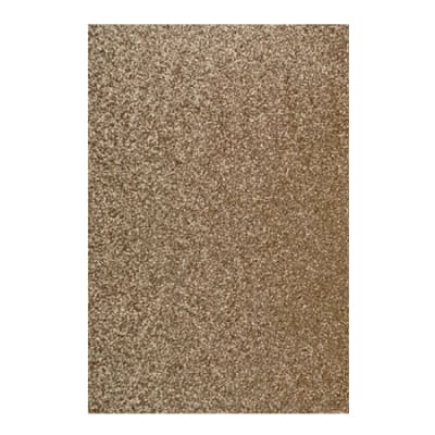 GOMA EVA GLITTER 40X60 CM CAFE   ART & CRAF