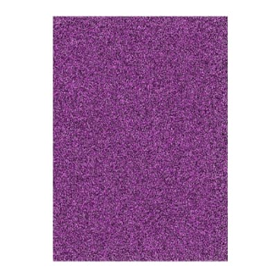 GOMA EVA GLITTER 40X60 CM LILA  ART & CRAF