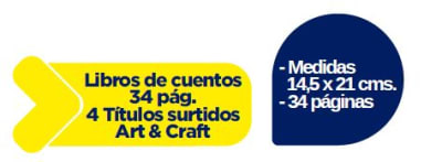 LIBRO DE CUENTO PULGARCITA 16 PAG ART & CRAF