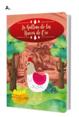 LIBRO DE CUENTO TAPA DURA LA GALLINA D/LOS HUE ART & CRAF