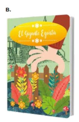 LIBRO DE CUENTO TAPA DURA EL GIGANTE EGOISTA 10 PAG ART & CRAF