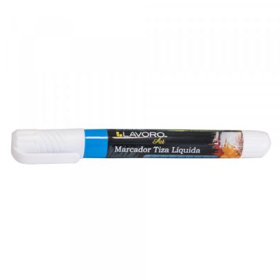 MARCADOR TIZA LIQUIDA AZUL LAVORO
