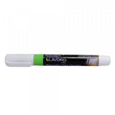 MARCADOR TIZA LIQUIDA VERDE LAVORO