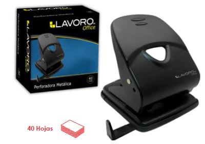 PERFORADORA GRANDE METAL 40HJS NEGRO LAVORO