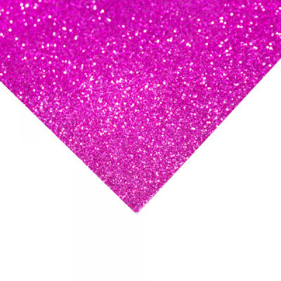 GOMA EVA GLITTER 40 X 60 2 MM FUCSIA ADHESIVA ART & CRAF