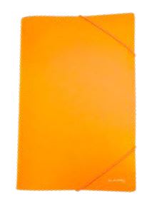 CARPETA PORTADOCUMENTOS C/ELASTICO OF NARANJO LAVORO