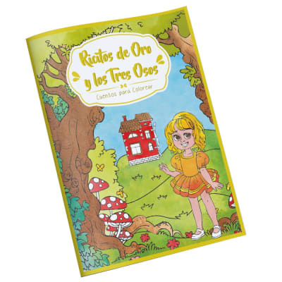 CUENTOS PARA COLOREAR RICITO DE ORO 16 PAGINAS 27 ART & CRAF