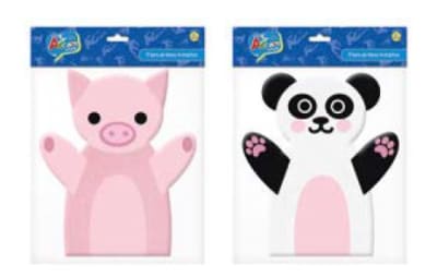 TITERE MANO CHANCHITO/PANDA BOLSA C/HEADER ART & CRAF