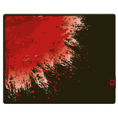 PAD MOUSE P/GAMERS SMALL 215 X 270 X 3MM DISENO ROJO