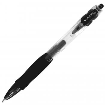 LAPIZ GEL RETRACTIL 0.7MM NEGRO LAVORO