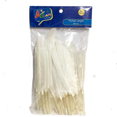 PLUMAS BLANCAS 10-15 CMS 50 ART & CRAF