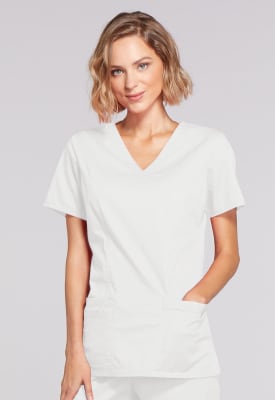 POLERA MUJER CHEROKEE WW CORE STRETCH 4728 WHTW