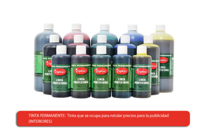 TINTA TAMPON STEPHENS ROJO 1/4 LT.