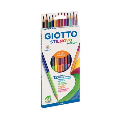 12 LAPICES GIOTTO STILNOVO BICOLOR