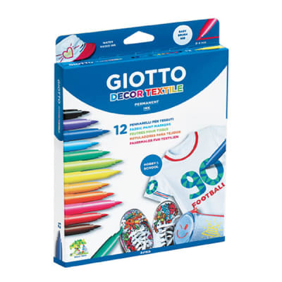 MARCADORES GIOTTO DECOR TEXTILE 12 C