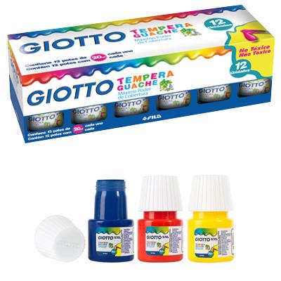 TEMPERA GIOTTO 20ML 12 COLORES