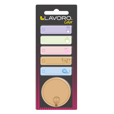 NOTAS ADH.5X12X45 1X45X45 20H KRAFT/PASTEL