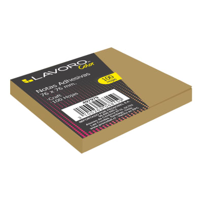 NOTA ADH. 654 76X76 MM 100 HJS. KRAFT